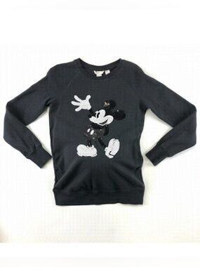 MICKEY Mouse Sequin Maternity Sweatshirt Small